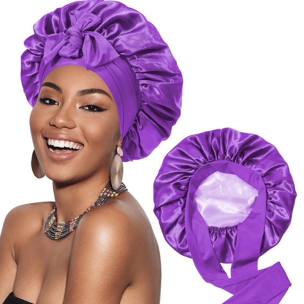 Pink Satin Bonnet