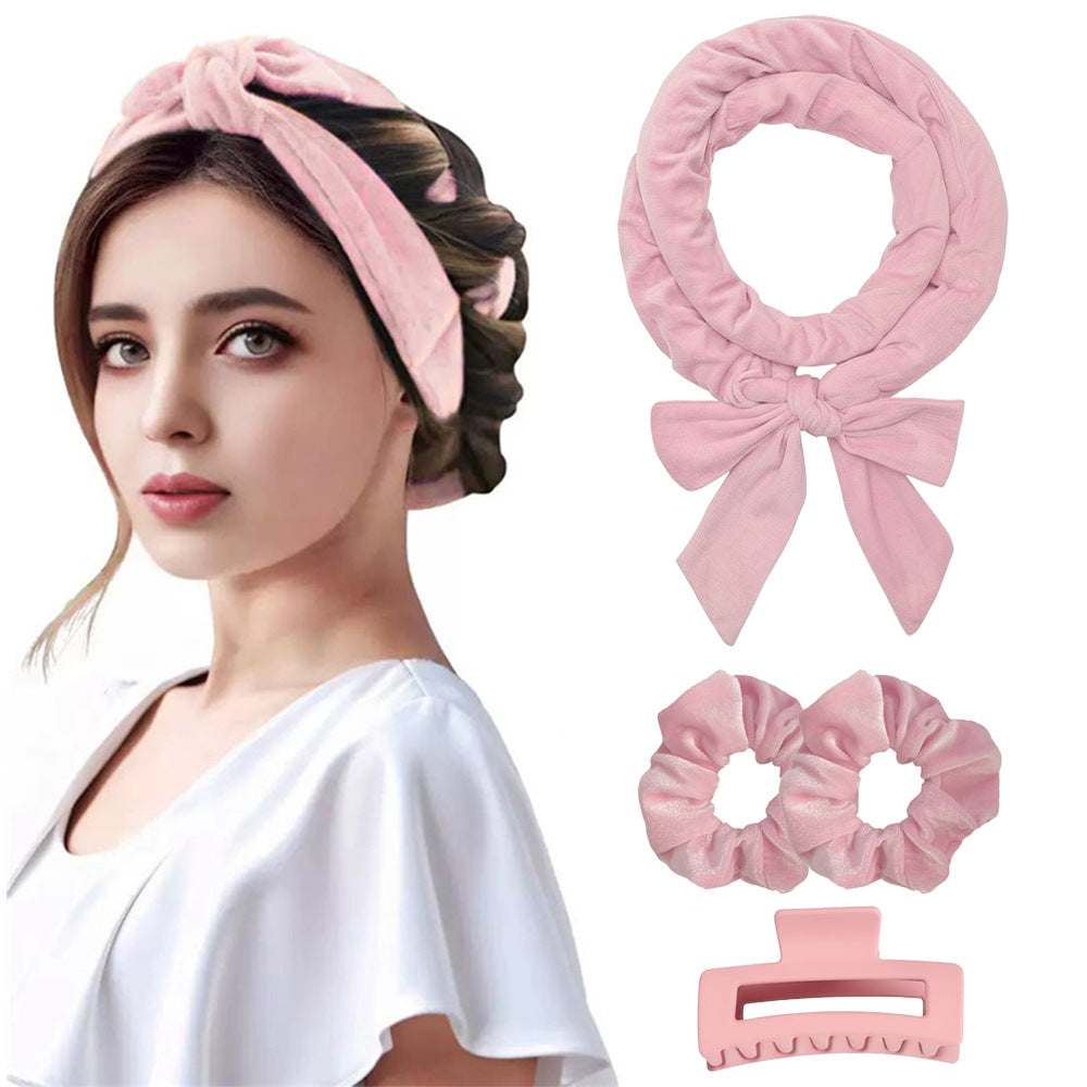 Premium Overnight Heatless Curling Set